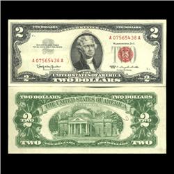 1963 $2 US Note High Grade AU (CUR-06036)