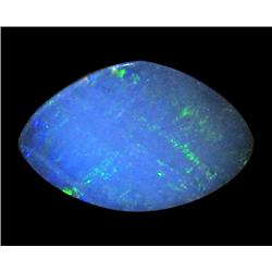 1.96ct Australian Black Opal Doublet Full Fire (GEM-22623D)