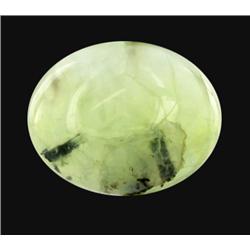 39.36ct Fine Prehnite Gem Oval Cabochon Cut (GEM-20698)