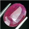 Image 2 : 5ct Oval Cut Red Ruby Madagascar Appraised $6k (GEM-17488)