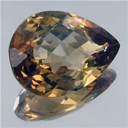 23.06ct Fancy Cut Imperial Topaz Appraised $123k (GEM-17541)
