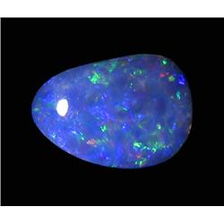 2.28ct Australian Black Opal Doublet Full Fire (GEM-22632D)