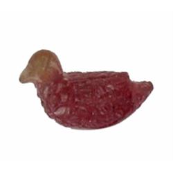 6.75ct Hand Carved Pink Red Ruby Bird (GEM-13952)