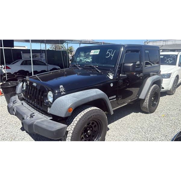JEEP WRANGLER JK 2018 OS/T-21 DAYS