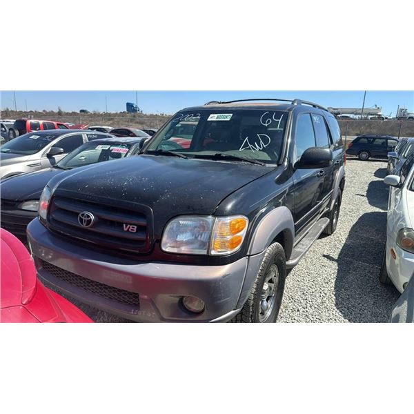 TOYOTA SEQUOIA 2002 O/S-TITLE
