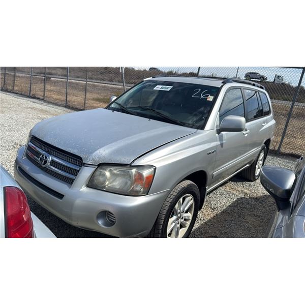 TOYOTA HIGHLANDER 2006 OS/T-21 DAYS