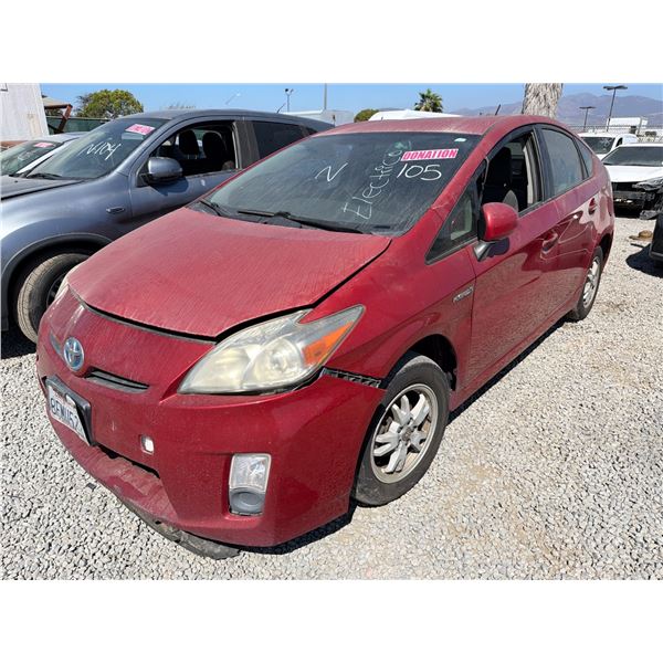 TOYOTA PRIUS 2010 T-DONATION