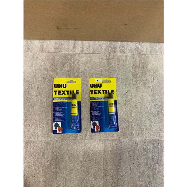 Lot Of 2 UHU Textile Special Solvent Glue
