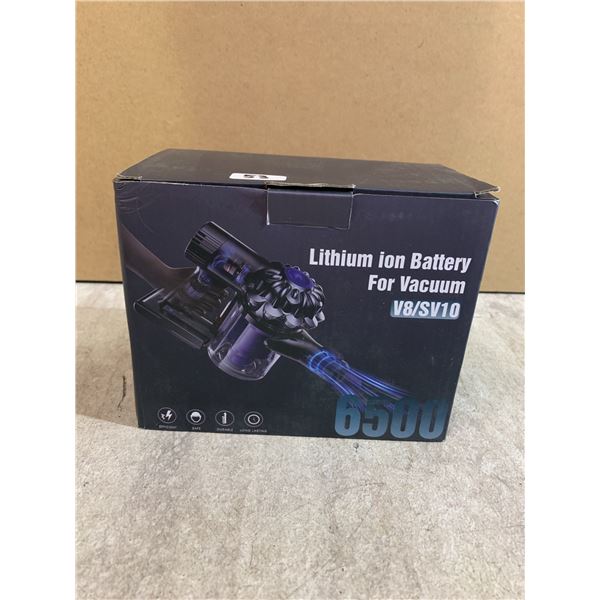 Lithium Ion Battery For Vacuums - V8/SV10