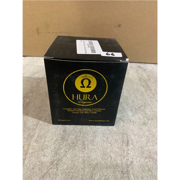 Hura Elegance Lavender & Sage Fragrance Candle