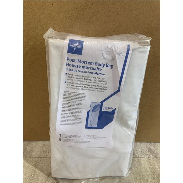 Post Mortem Body Bag - 36 x 90in - Adult Weight Capacity: 200 LBS