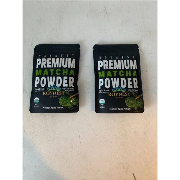 Lot Of 2 Roynest Premium Matcha Powder Packs - 50g Each