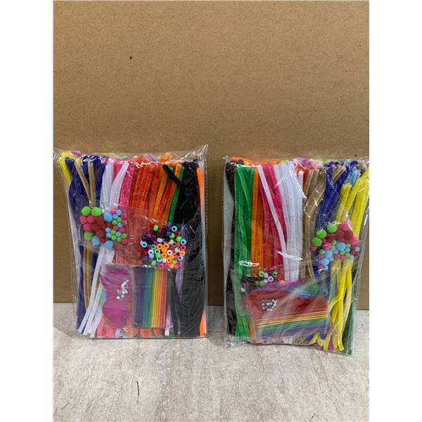Lot Of 2 200 PCS Pipe Cleaner Arts & Crafts Sets
