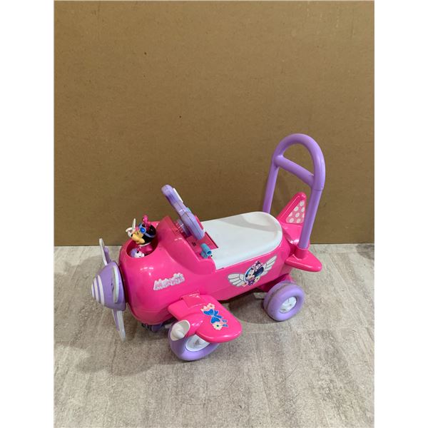 Kiddieland Disney Minnie Mouse Plane Activity Ride On Toy