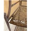 Image 3 : 3 Tier Folding Metal Corner Shelf