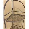 Image 4 : 3 Tier Folding Metal Corner Shelf