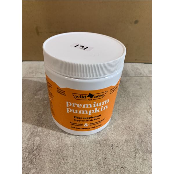 Wild Acre Pet Premium Pumpkin Fiber Supplement - 230g