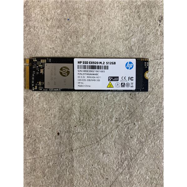 HP EX920 M.2 512GB NVMe Solid State Drive