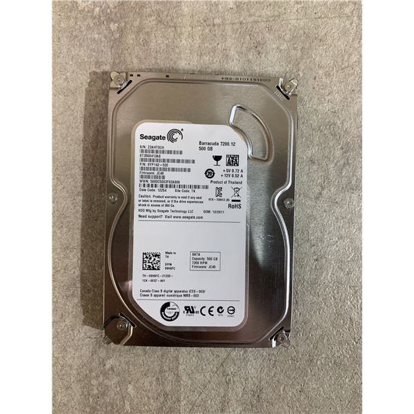 Seagate Barracuda 7200.12 500GB Internal SATA Hard Drive