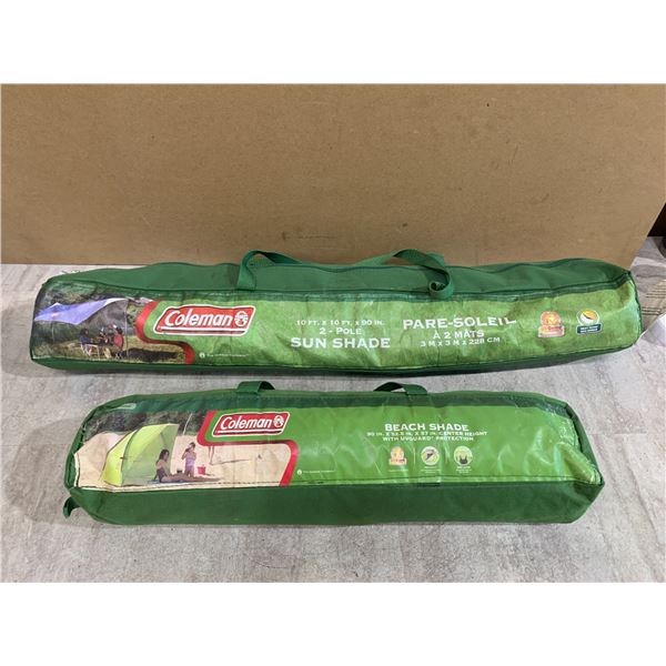 Colemean Beach Shade & Coleman Sun Shade