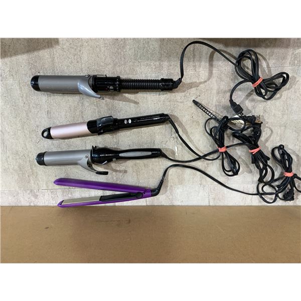 Lot Of 4 Assorted Hair Tools