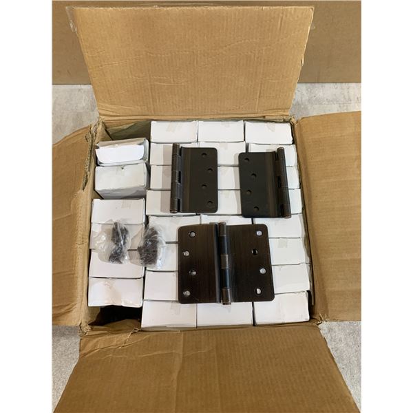 Lot Of 93 Bronze Coloured Hinges - 4in