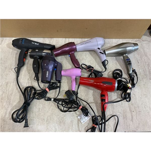 Lot Of 8 Hair Blowers