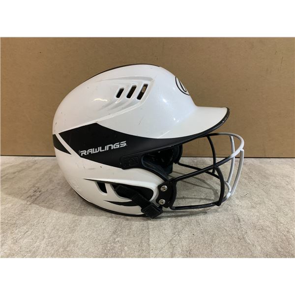 Rawlings White Kid's Baseball Helmet