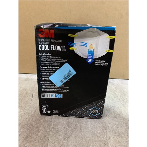 3M 10 Pack Of Respirator Masks