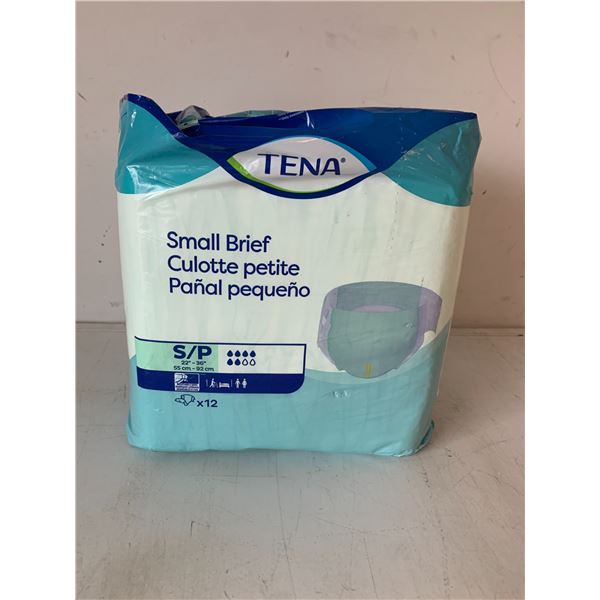 TENA Small Brief Diapers - 22in x 36in - 12 Pack