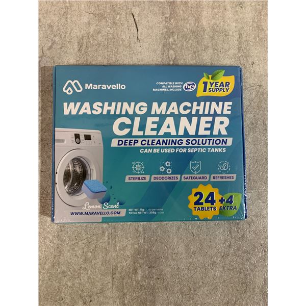 Maravello 1 Year Supply Washing Machine Cleaner - 28 Tablets