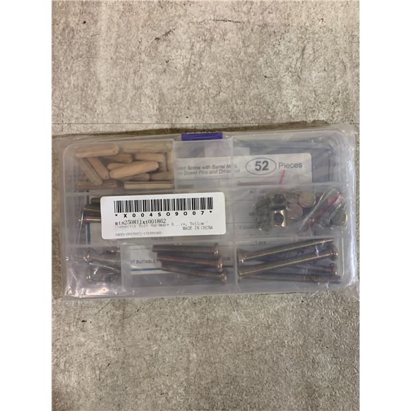 Assortment Of Bolt Hardware - 52 PCS