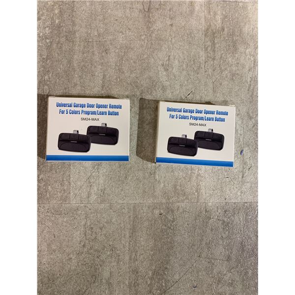 Lot Of 2 - 2 Packs Of Universal Garage Door Openers