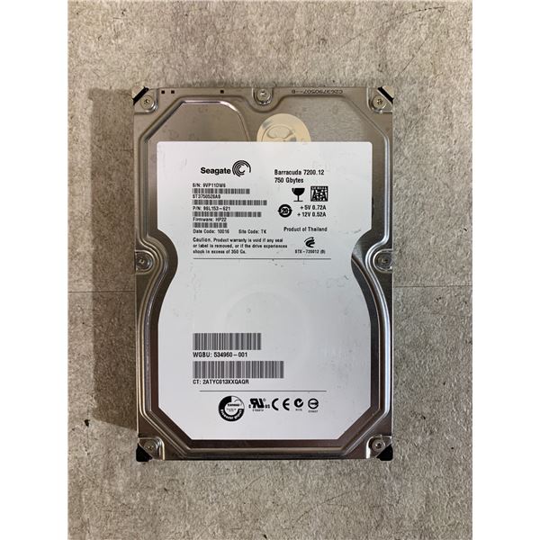 Seagate Barracuda Internal Desktop Hard Drive - 750GB