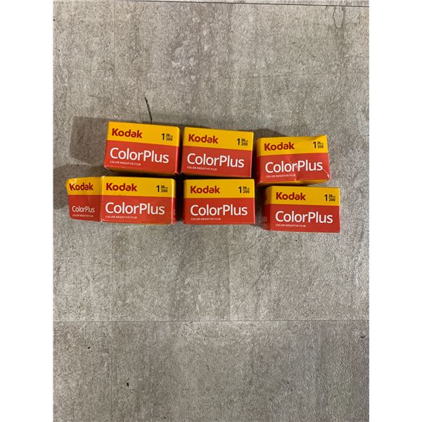 Lot Of 7 Kodak ColourPlus Colour Negative Film