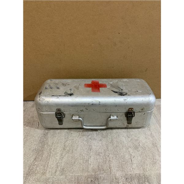 Vintage Aluminium First Aid Box