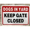 Image 2 : Lot Of 2 Dogs In Yard Metal Signs