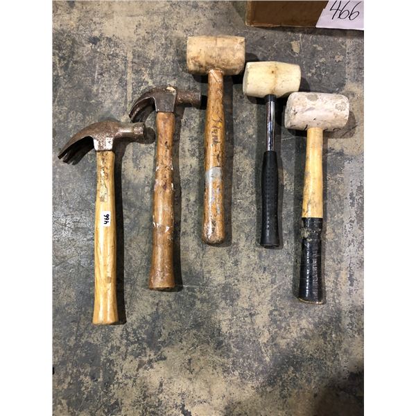 Assortment Of Hammers & Mallets