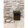 Image 1 : Vintage Wooden Telephone Ringer Box