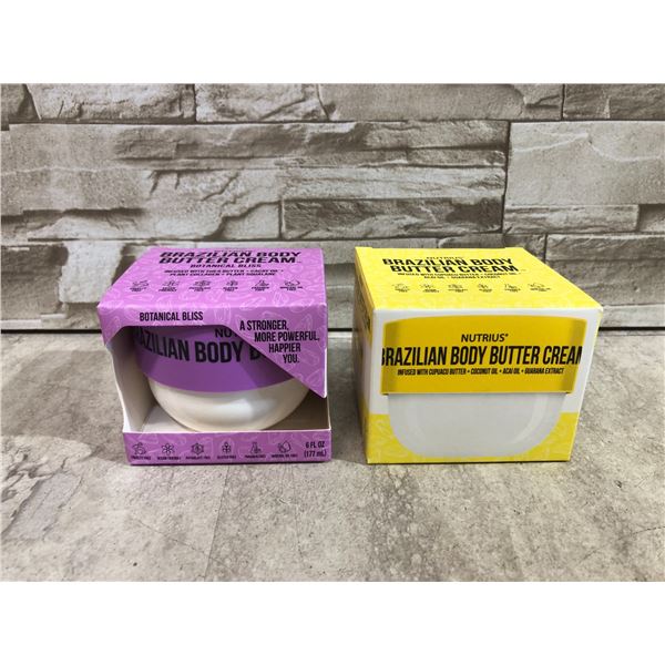 Nutrius Brazillian Body Butter Cream Variety Pack