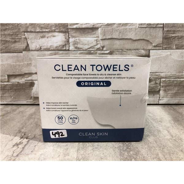 Clean Skin Clean Towels - 50 PCS