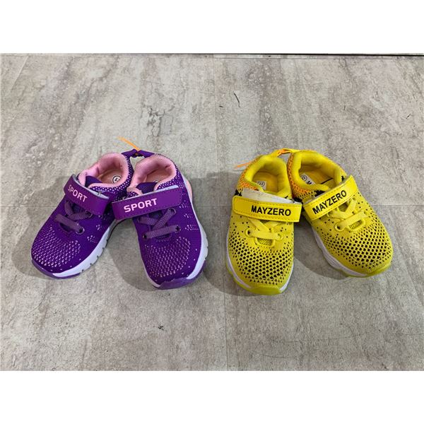 Lot Of 2 Kid's Pairs Of Shoes - Size 21 & 22