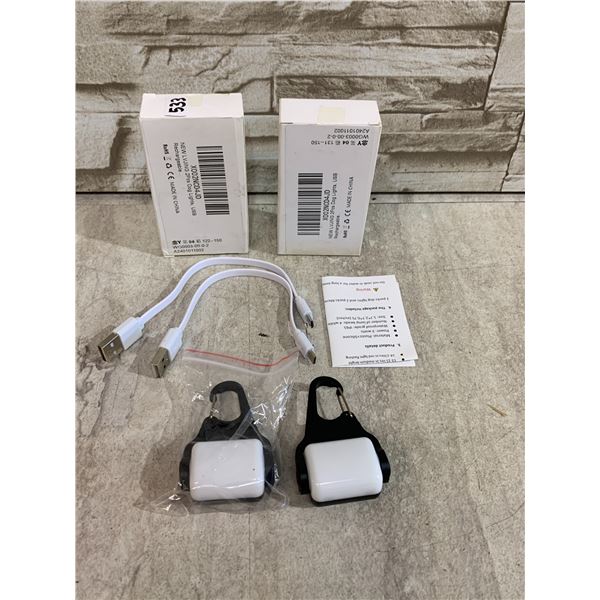 Lot Of 2 Boxes Of 2 PCS Dog Lights