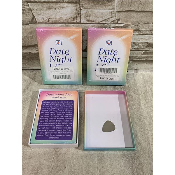 Lot Of 3 Boxes Of Date Night Ideas - 35 Scratch Off Dates