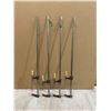 Image 1 : Lot Of 4 Extendable Wood Clamps