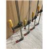 Image 4 : Lot Of 4 Extendable Wood Clamps