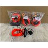 Image 1 : Lot Of 4 - Car LED Strip Lights - RED