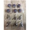 Image 1 : Uxcell 6 PCS - Floral Ceramic Pull Knobs
