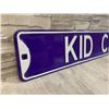 Image 1 : 36x6in Blue Kid's Cave Metal Sign