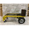 Image 1 : Yellow Heavy Duty Steel Utility Cart